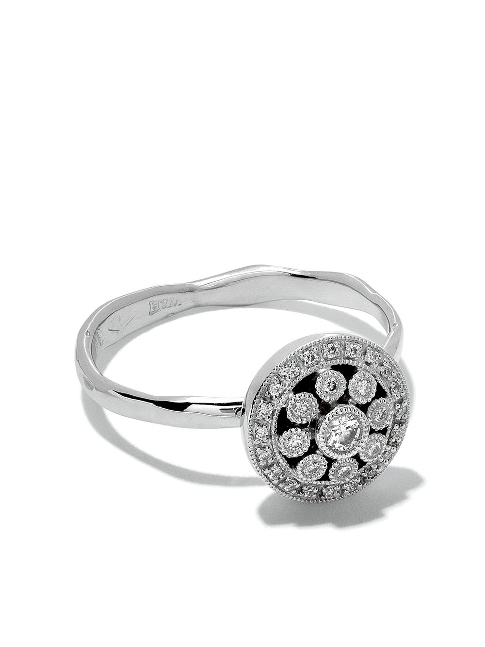 Wouters & Hendrix Gold Diamond Rosetta 18k白金钻石戒指 - 银色
