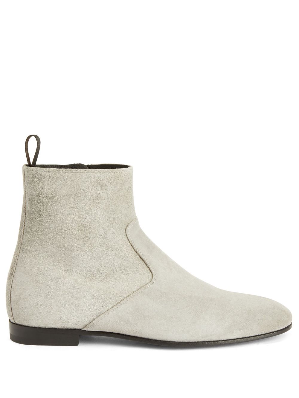 Giuseppe Zanotti Ron 及踝绒面皮靴 - 灰色