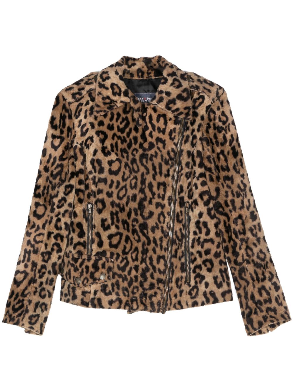 Jean Paul Gaultier Pre-Owned 猎豹纹夹克（2000年代典藏款） - 褐色