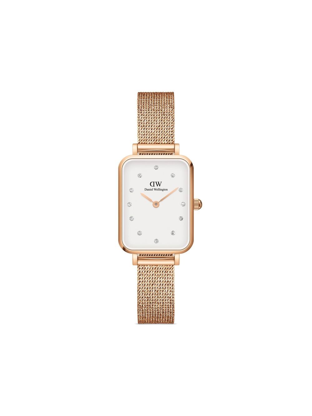 Daniel Wellington Quadro Press Melrose Lumine 26毫米腕表 - 白色