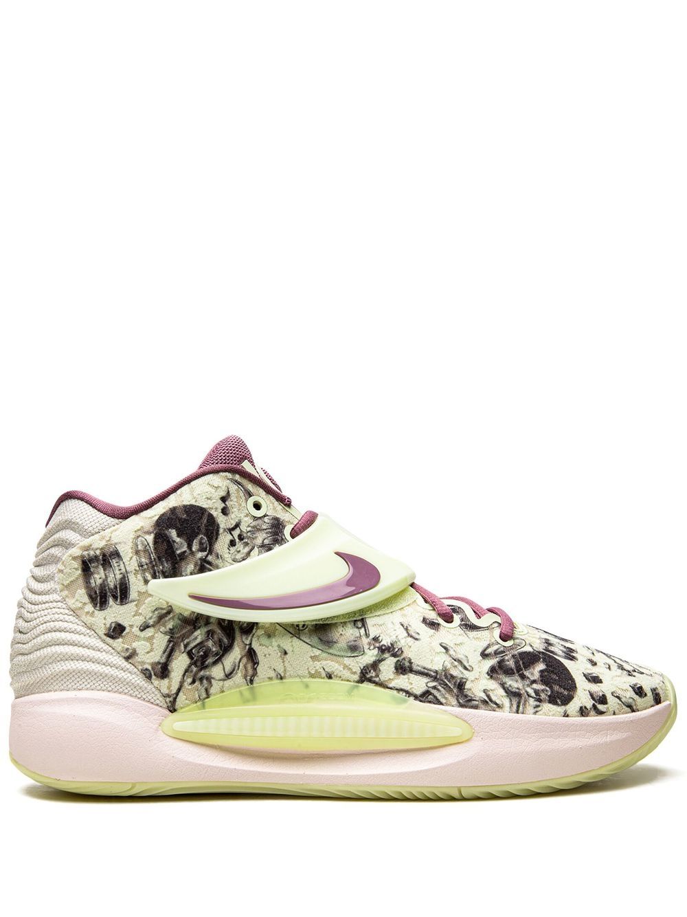 Nike KD 14 高帮运动鞋 - 绿色