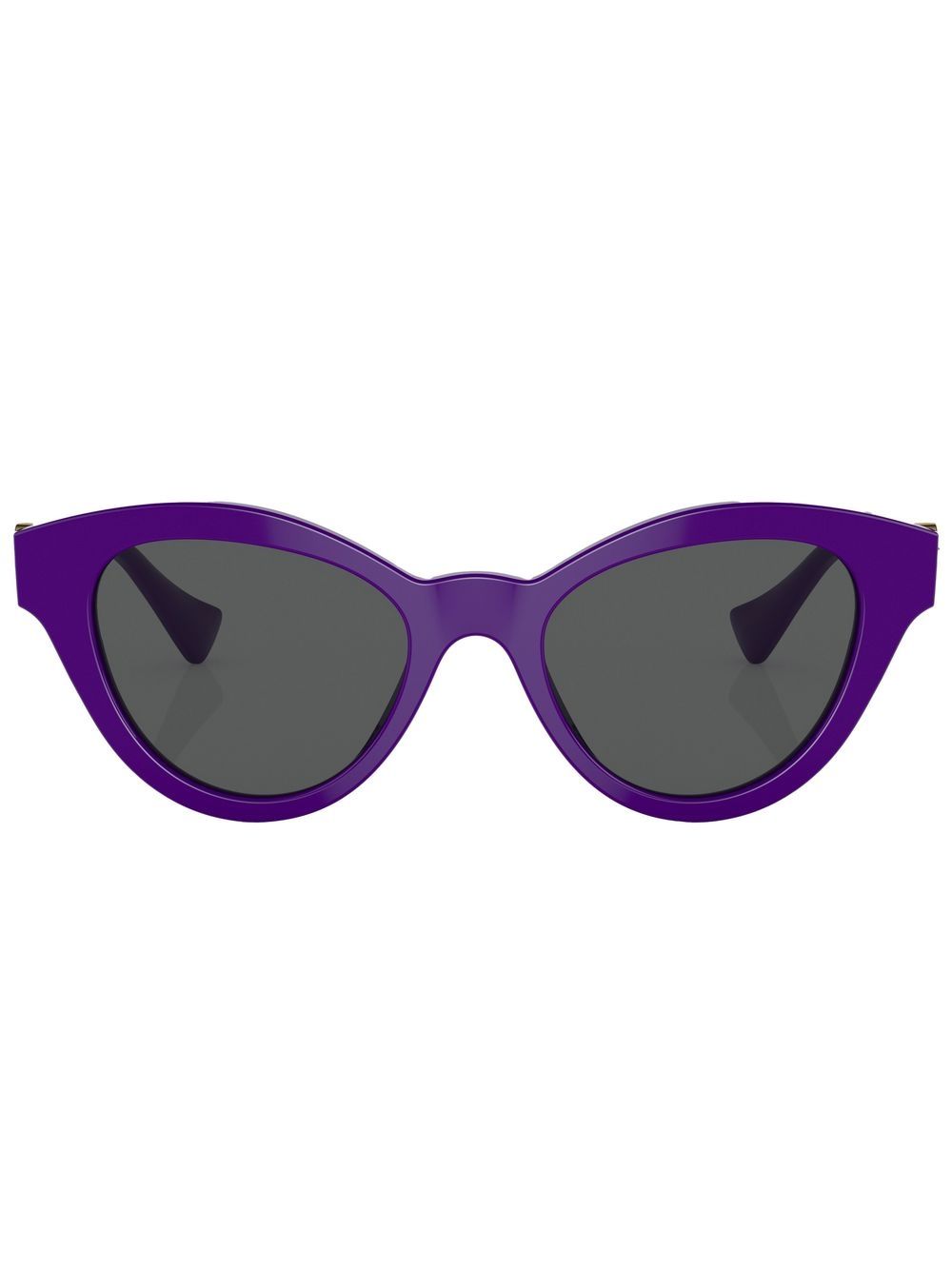 Versace Eyewear 范思哲眼镜系列 Medusa Head 圆框太阳眼镜 - 紫色