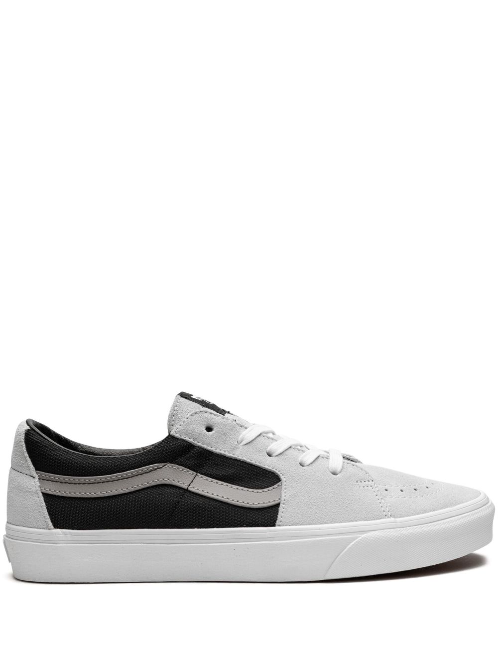 Vans Sk8-Low 绒面皮运动鞋 - 黑色