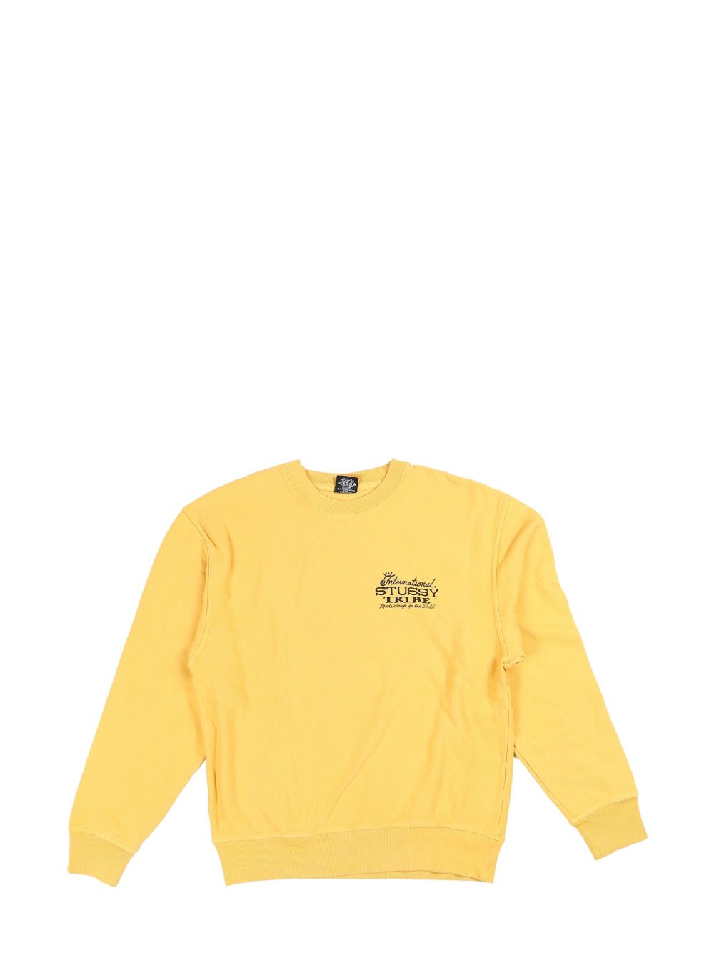 Stüssy World Tour sweatshirt - 黄色