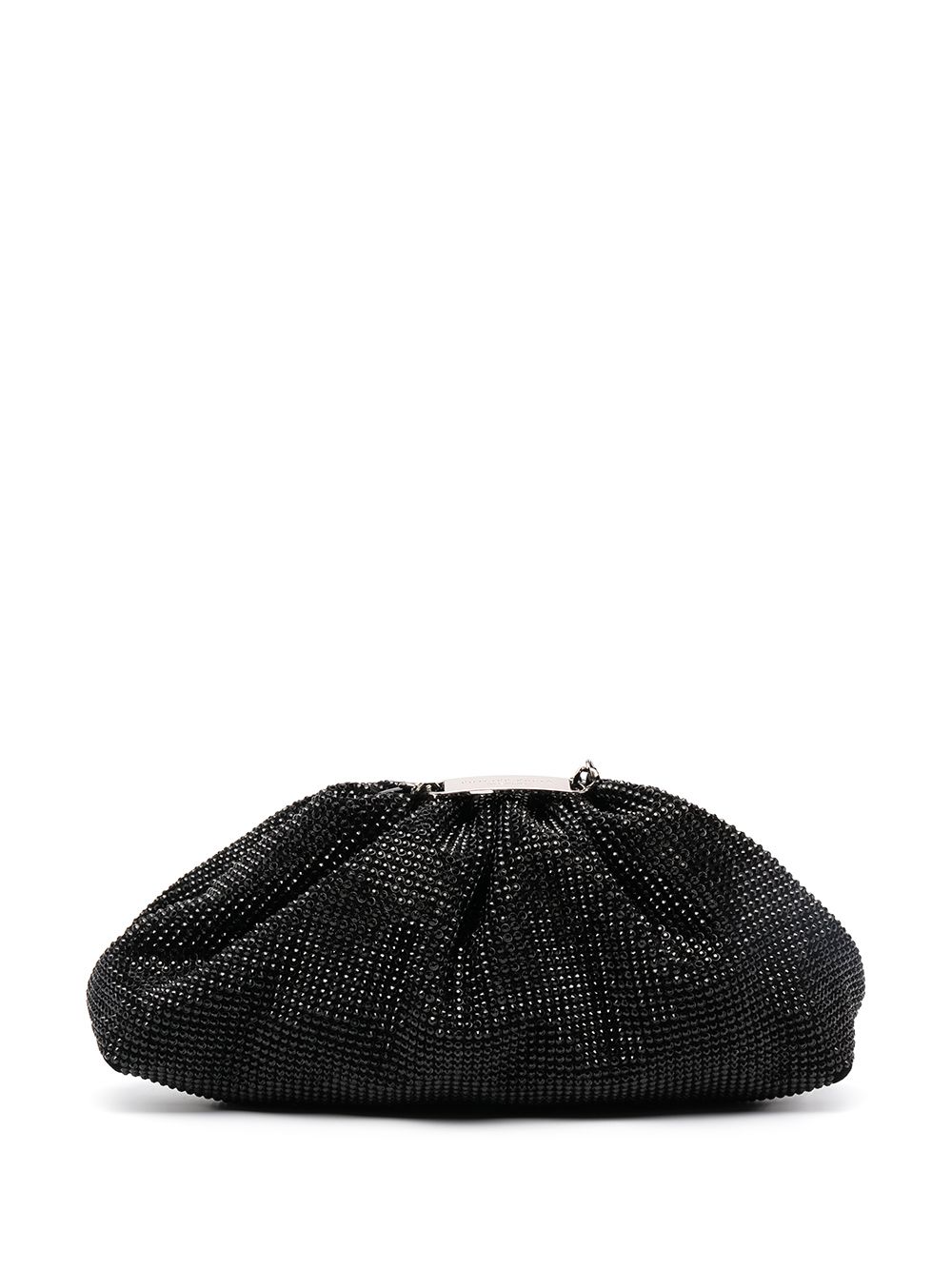 Philipp Plein 晶饰手拿包 - 黑色