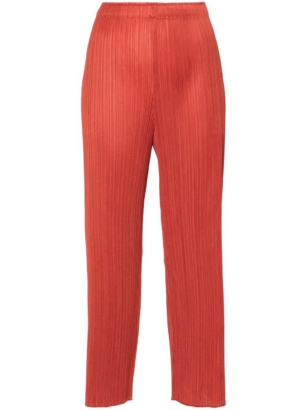Pleats Please Issey Miyake Monthly Colors April 直筒长裤 - 橘色