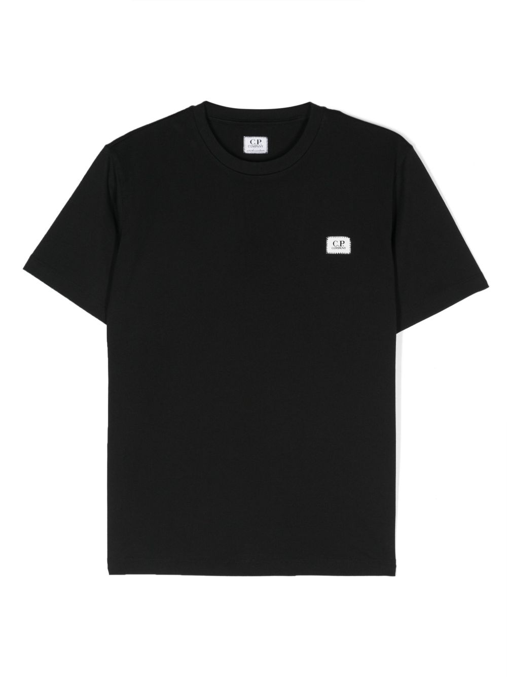 C.P. Company Kids logo印花T恤 - 黑色