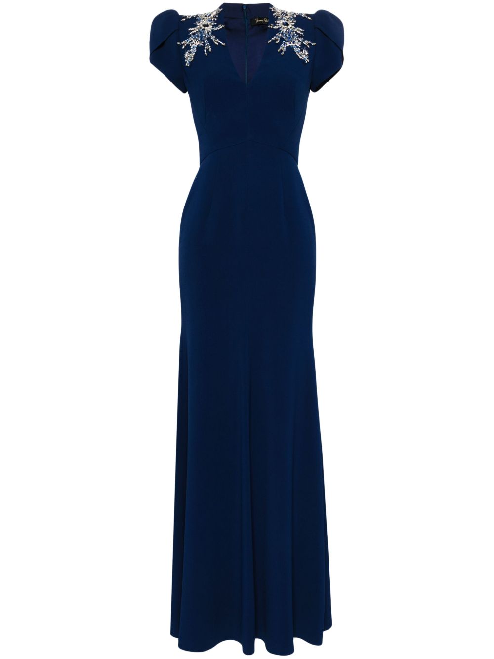 Jenny Packham Aries 晶饰礼服 - 蓝色