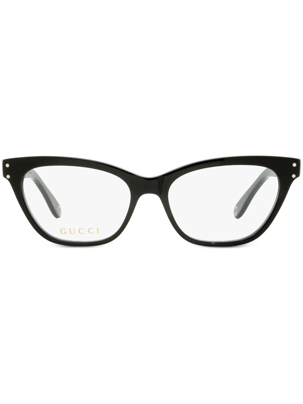 Gucci Eyewear 猫眼框眼镜 - 黑色
