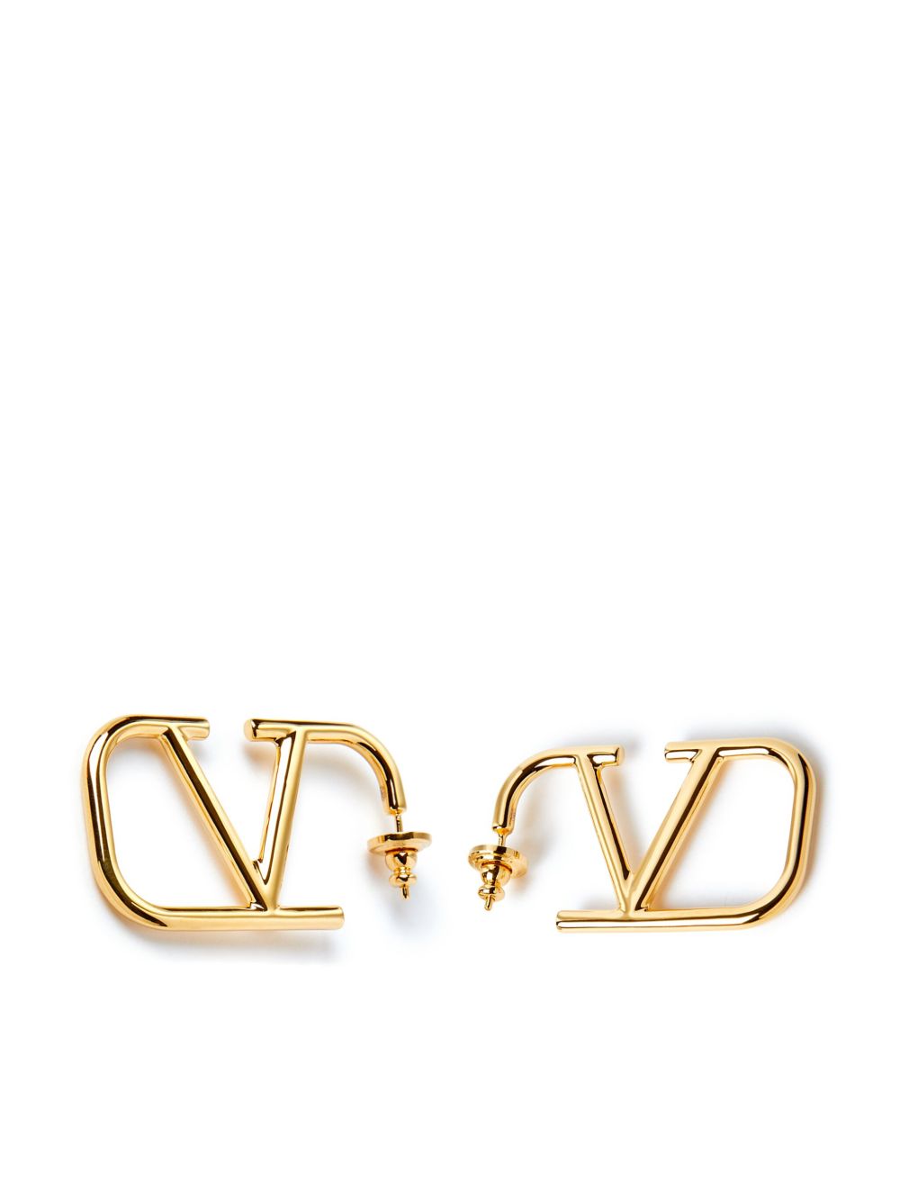Valentino Garavani 华伦天奴 VLOGO Signature 耳环 - 金色