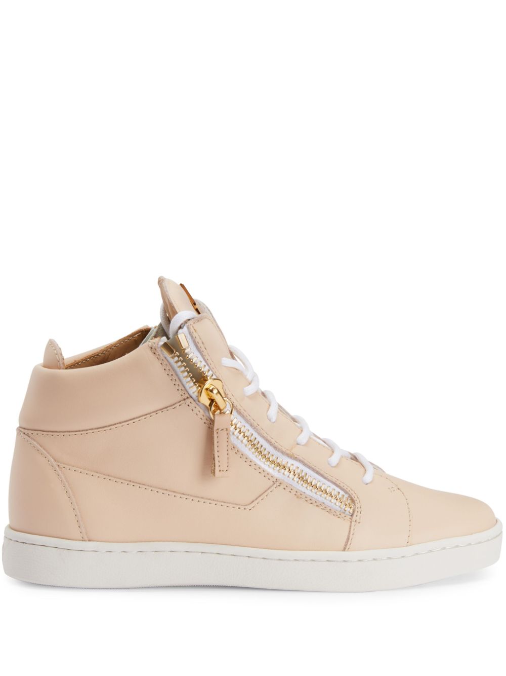 Giuseppe Zanotti Nicki 皮质运动鞋 - 粉色