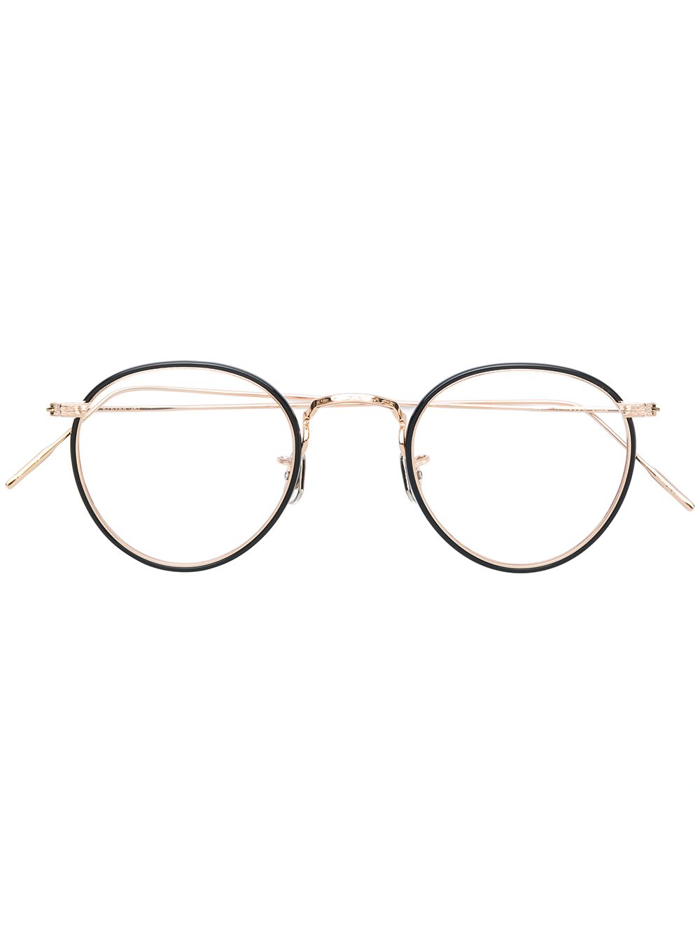 Eyevan7285 round shaped glasses - 金属色