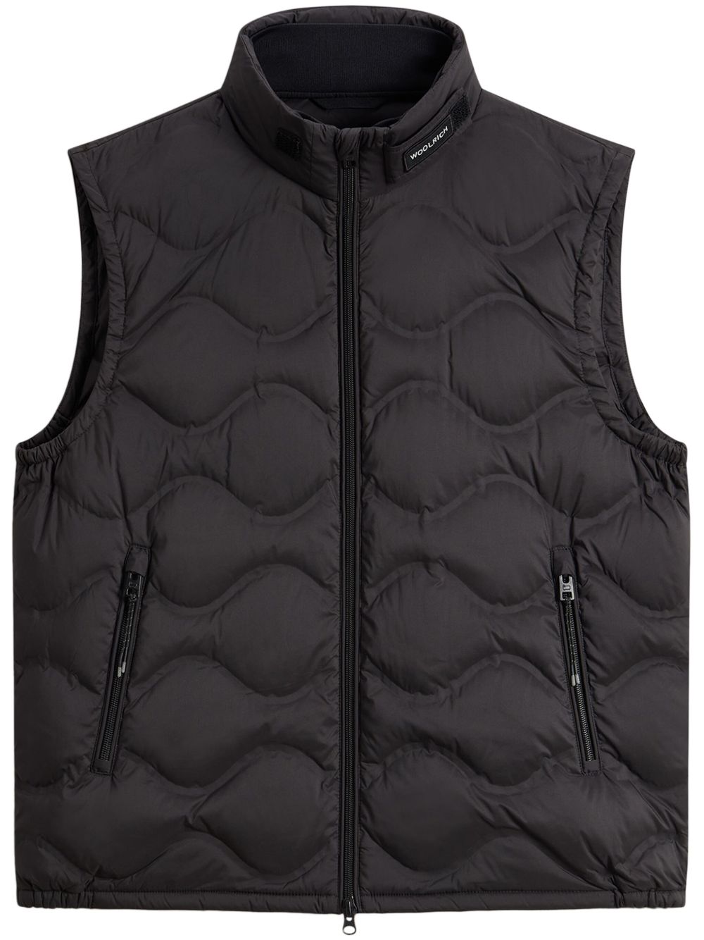 Woolrich 绗缝马甲 - 黑色