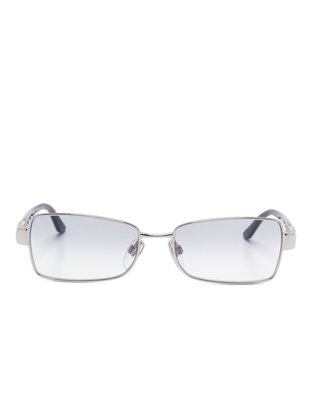 Bvlgari Pre-Owned 晶饰太阳眼镜（典藏款） - 银色