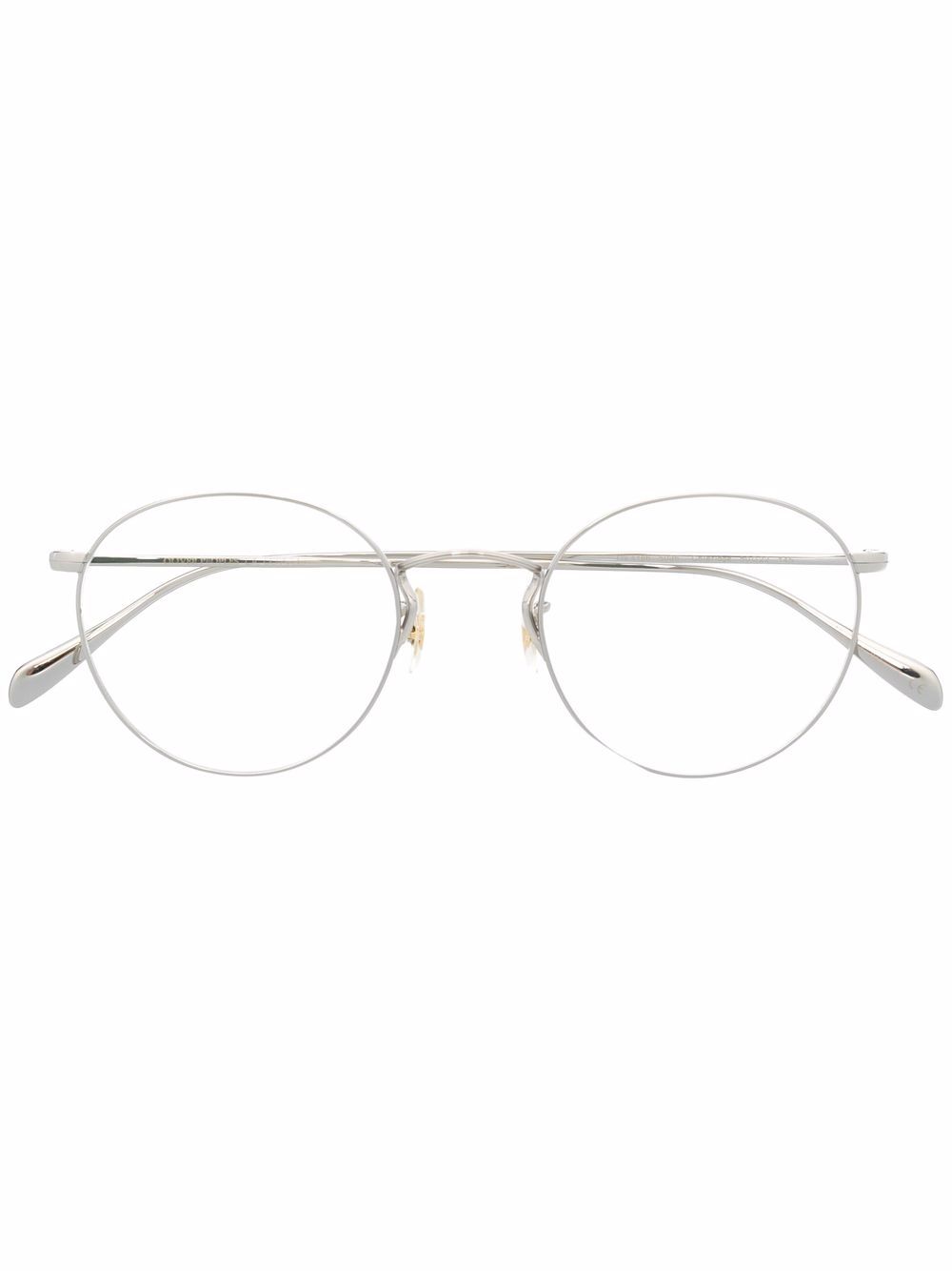 Oliver Peoples 圆框眼镜 - 银色