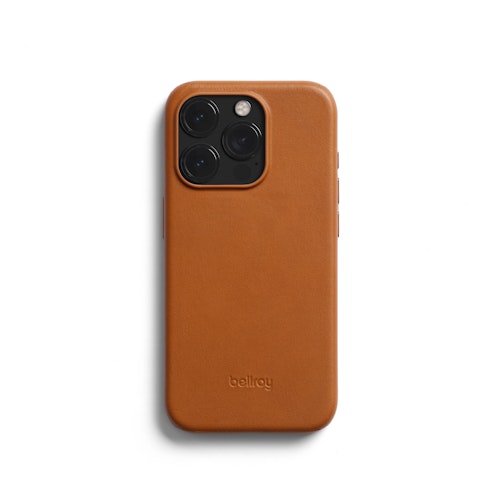 Bellroy Leather Phone Case Slim Leather Phone Case for iPhone 15 Pro Terracotta