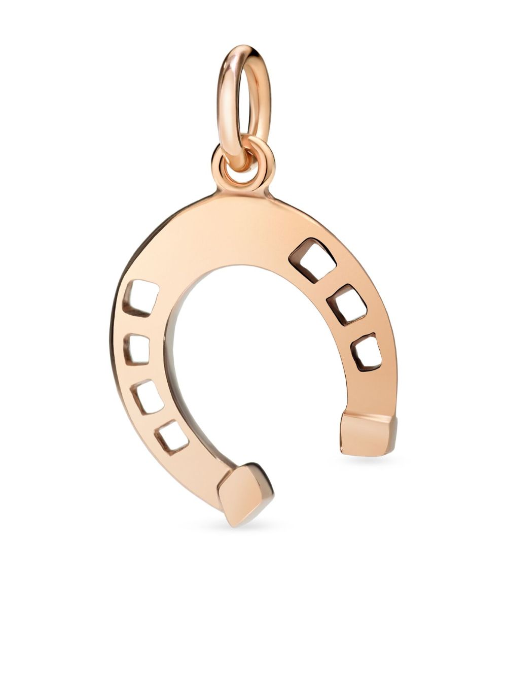 Dodo 9K玫瑰金 Horseshoe 吊坠 - 金色