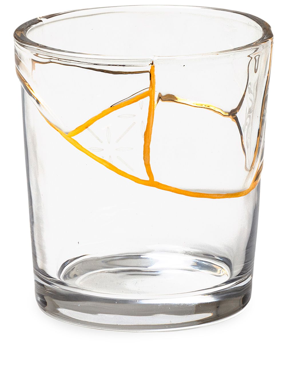 Seletti Kintsugi 双色玻璃杯 - 白色
