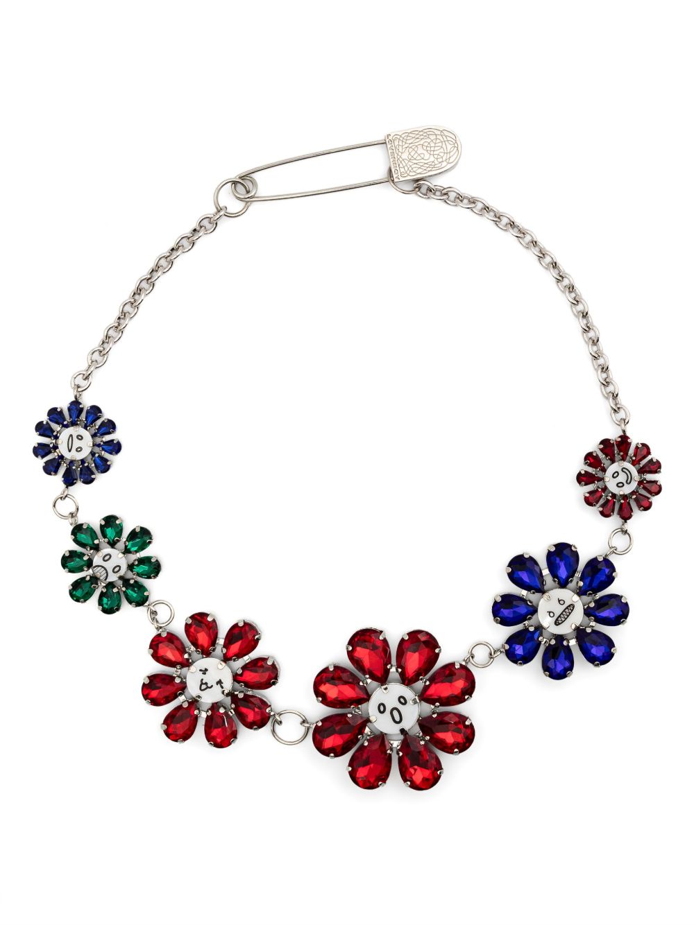 Charles Jeffrey Loverboy Crazy Daizy 项链 - 银色