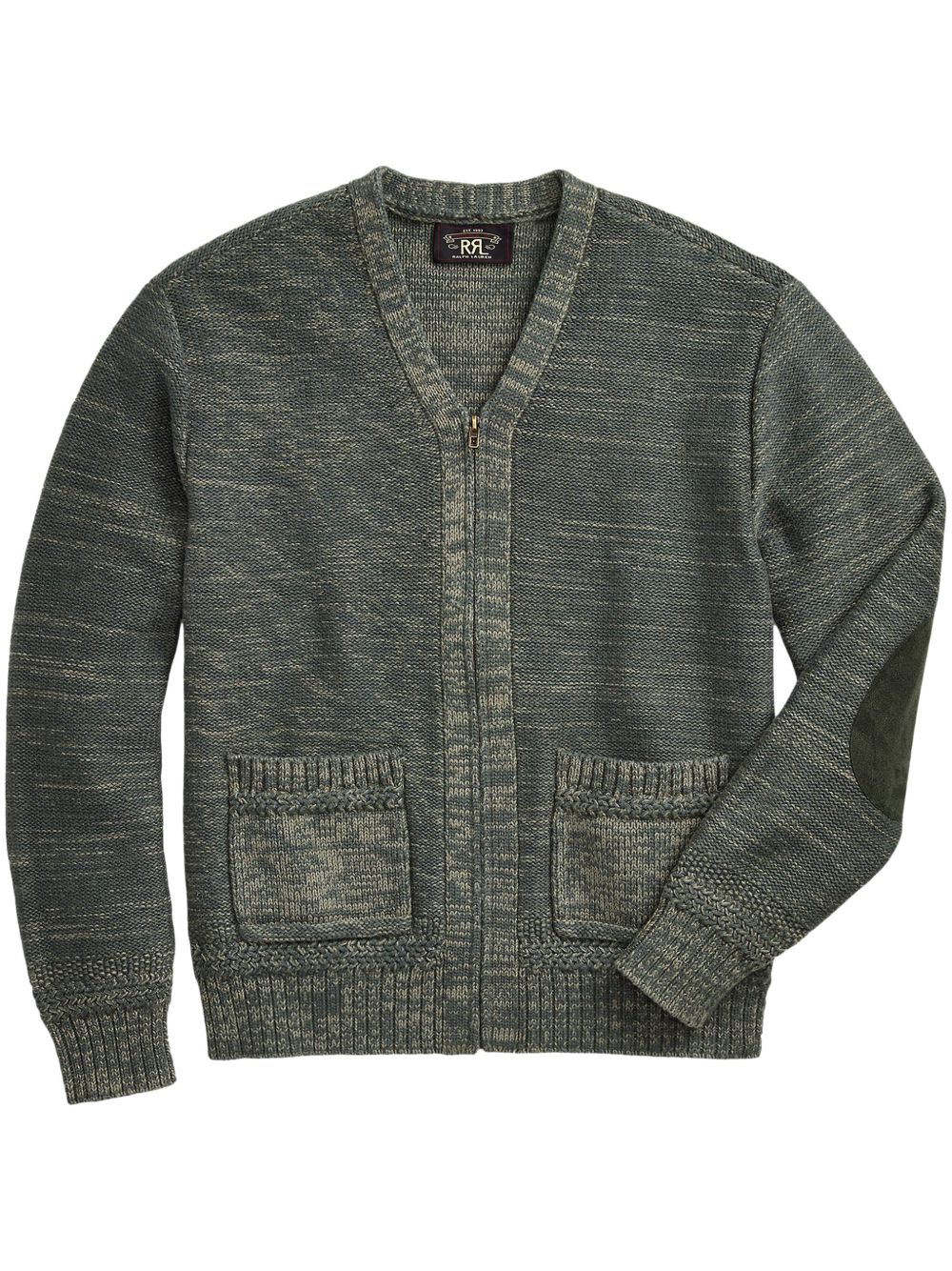 Ralph Lauren RRL 长袖拉链开衫 - 蓝色