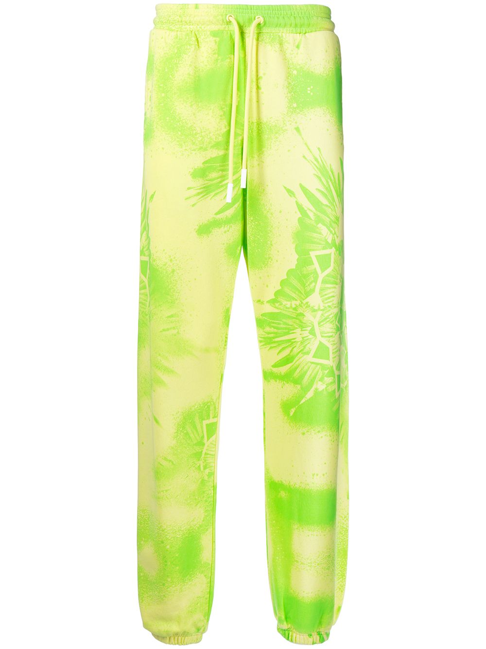 Marcelo Burlon County of Milan Kaleidoscope Wings 印花运动裤 - 黄色