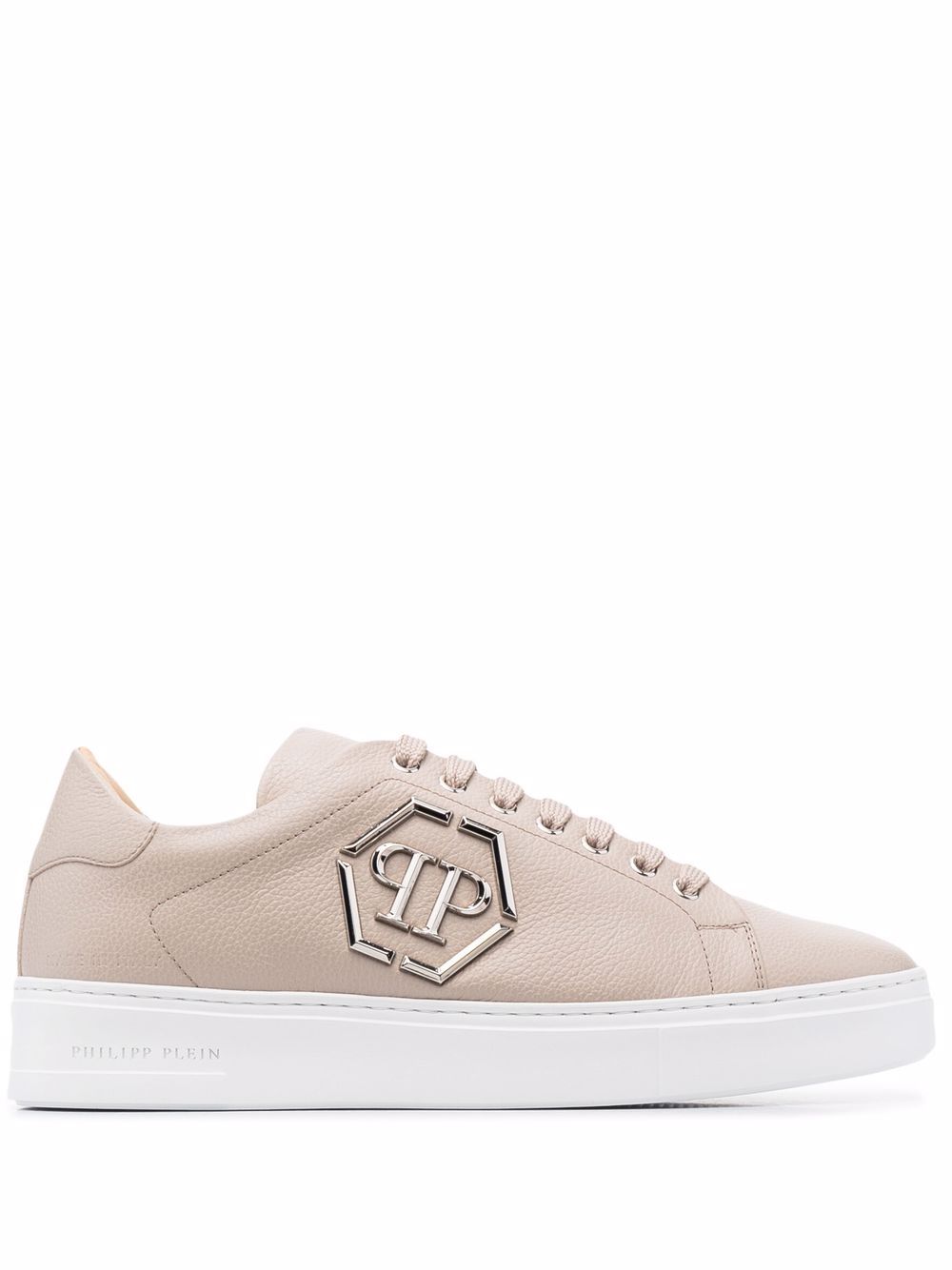 Philipp Plein logo标牌板鞋 - 中性色