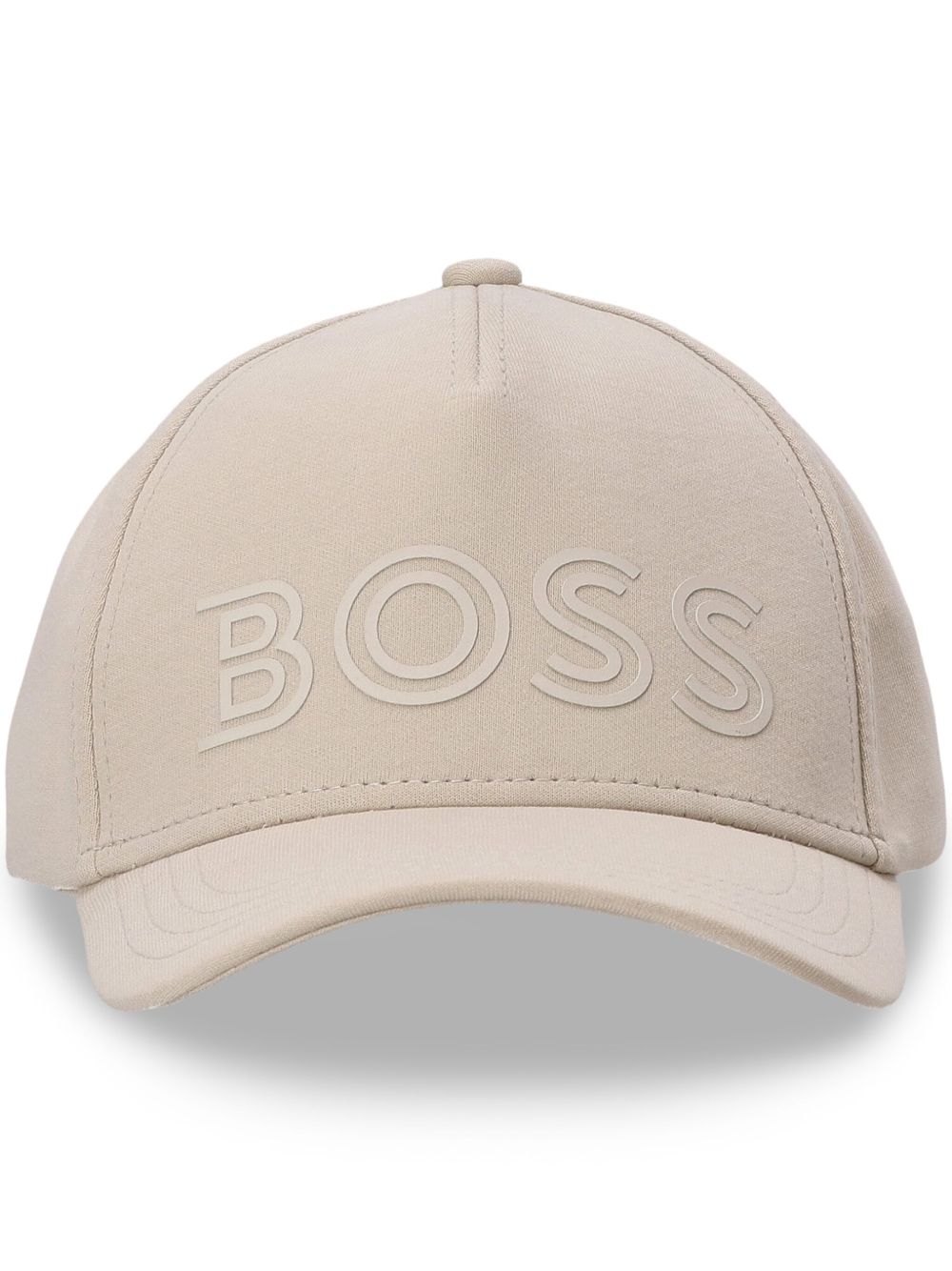BOSS logo印花棉棒球帽 - 中性色