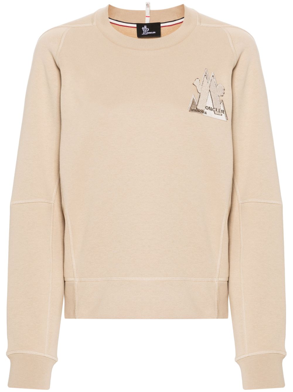 Moncler Grenoble logo贴花卫衣 - 中性色