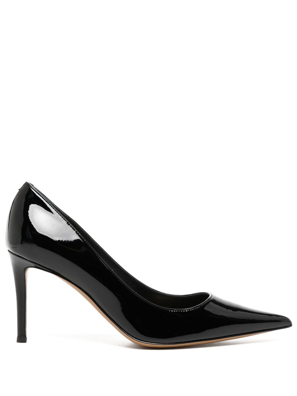 Alexandre Vauthier 漆皮尖头高跟鞋 - 黑色