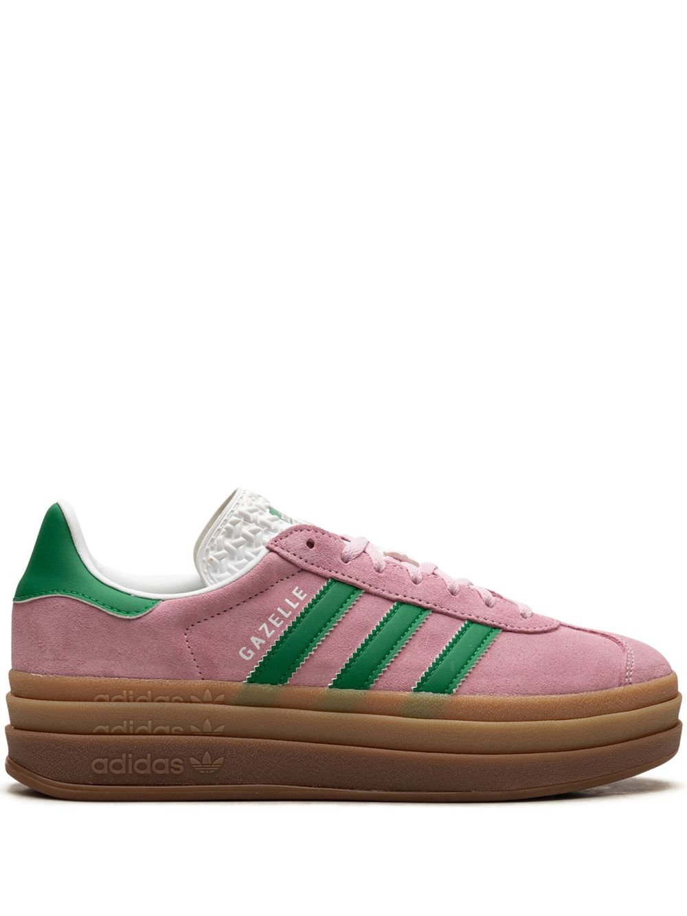 adidas Gazelle Bold 绒面皮运动鞋 - 粉色