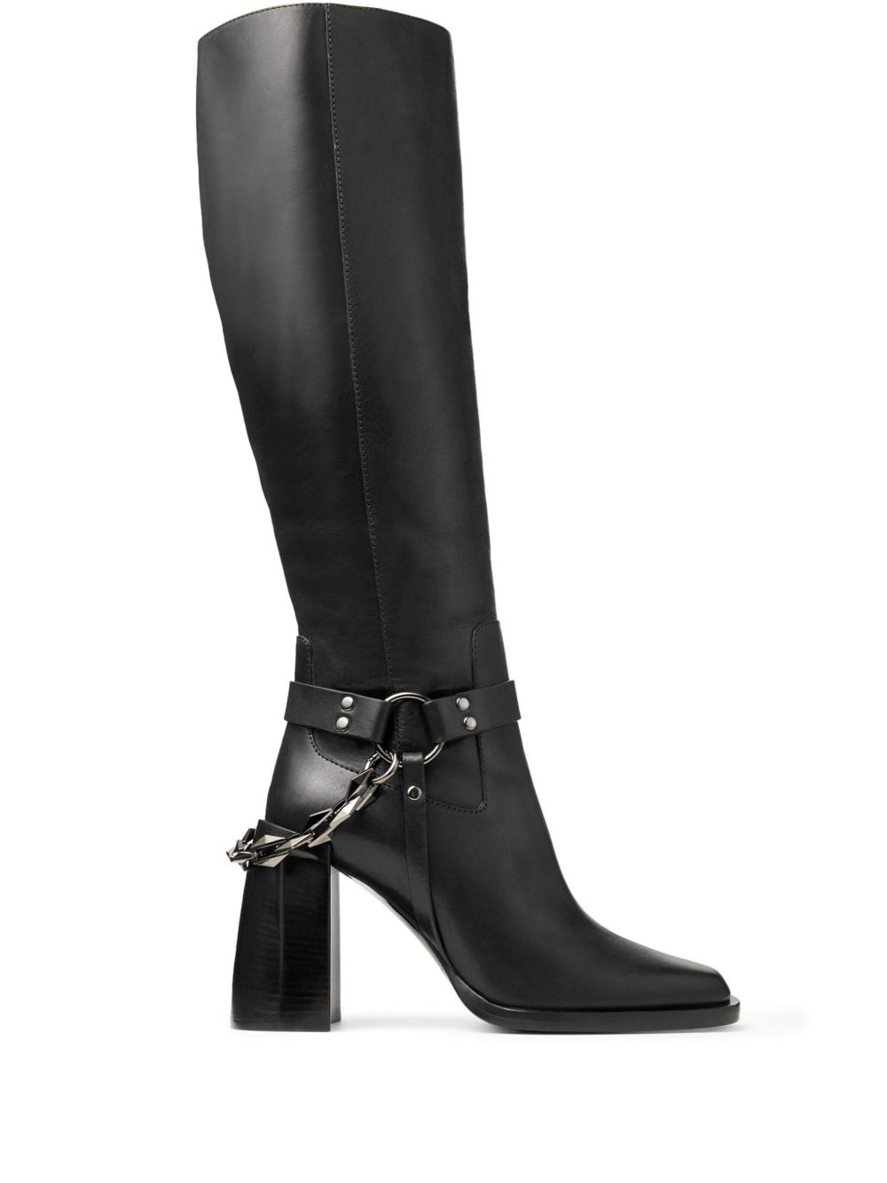 Jimmy Choo Isabelle 靴子（9.5厘米） - 黑色