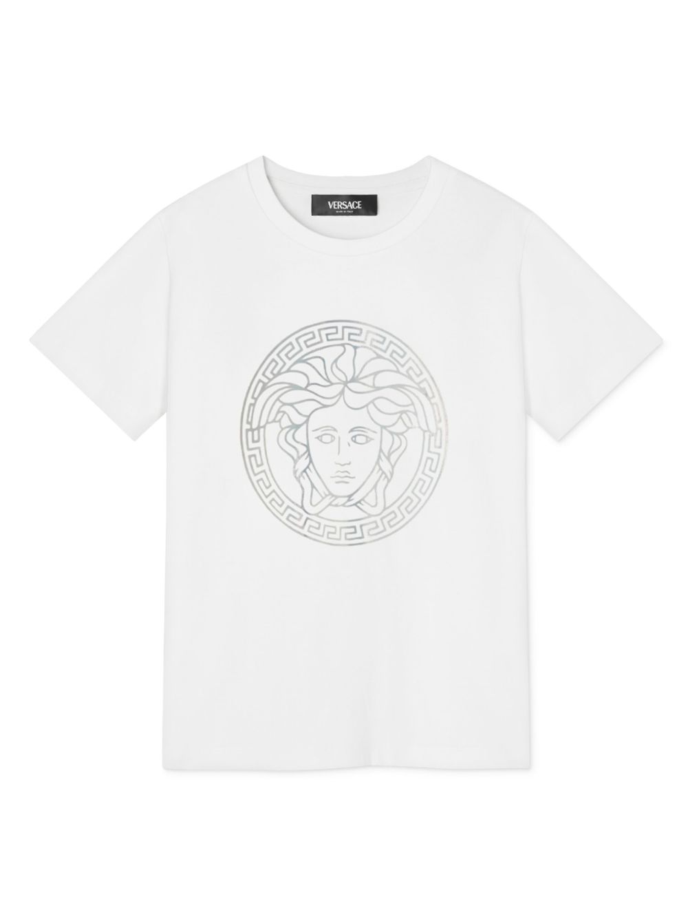 Versace Kids Medusa Head 印花T恤 - 白色