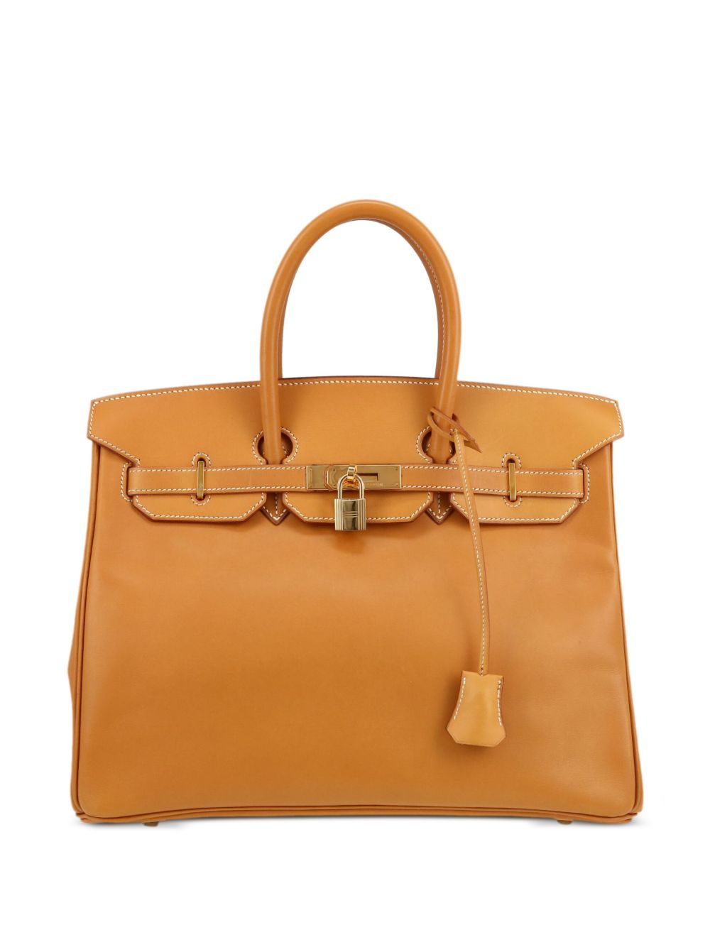 Hermès Pre-Owned Birkin 35 手提包（1995年典藏款） - 褐色
