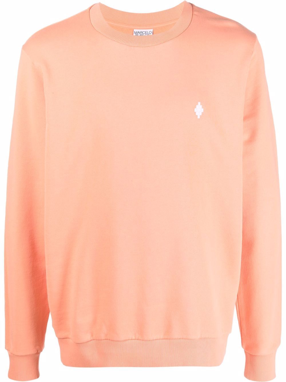 Marcelo Burlon County of Milan logo图案卫衣 - 橘色