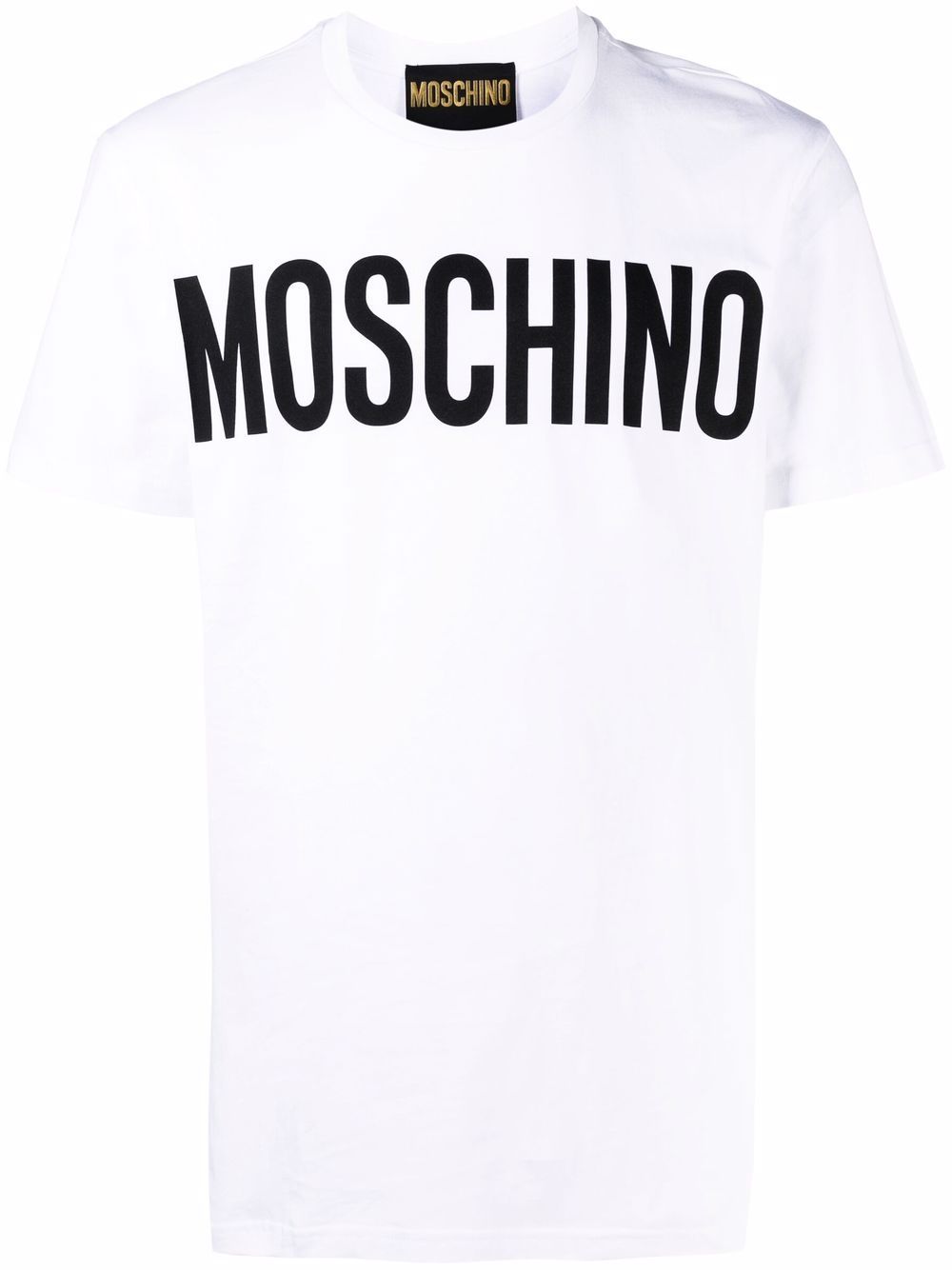 Moschino logo印花T恤 - 白色