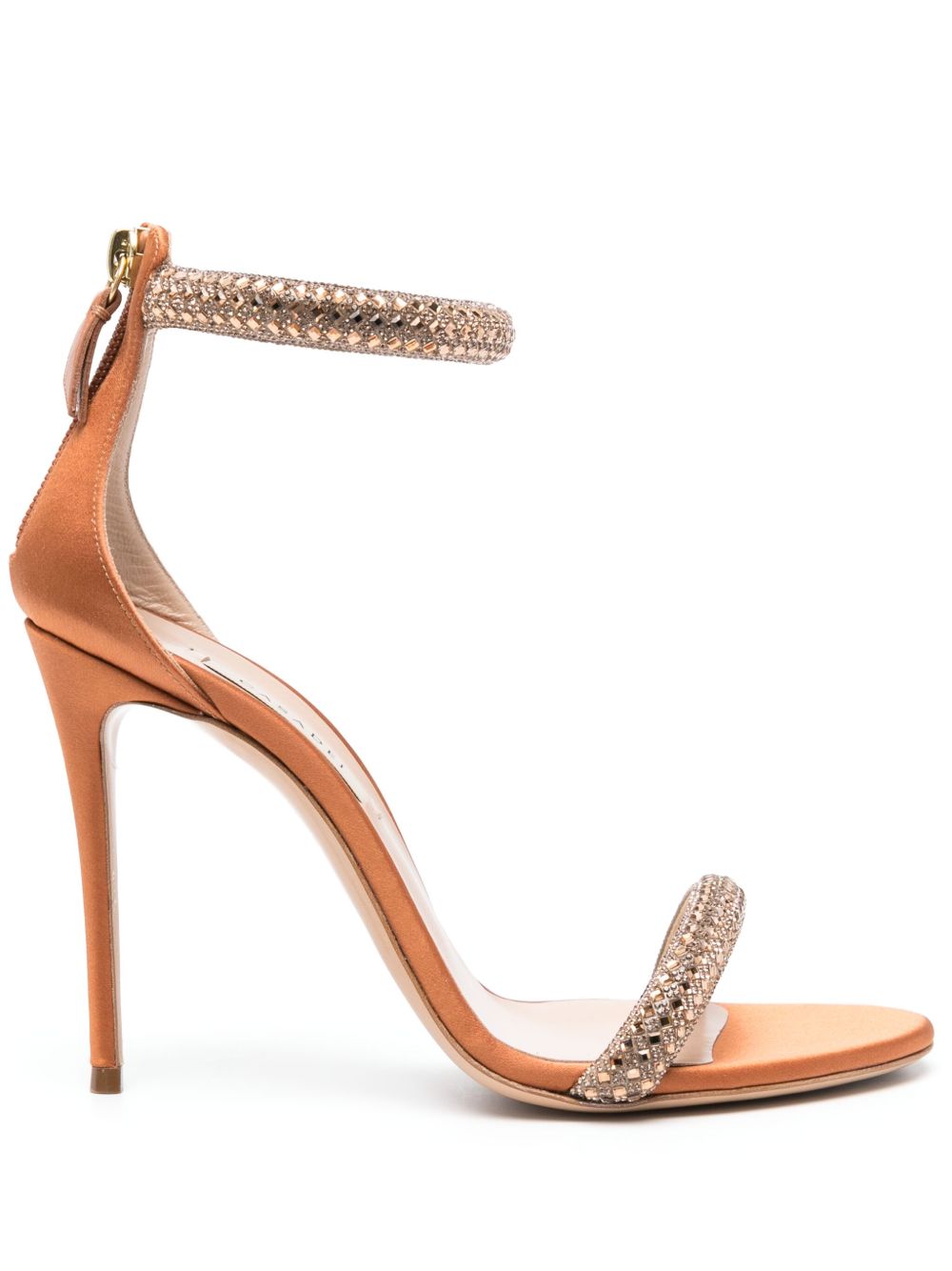 Casadei Scarlet Stratosphere 皮质高跟凉鞋 - 金色