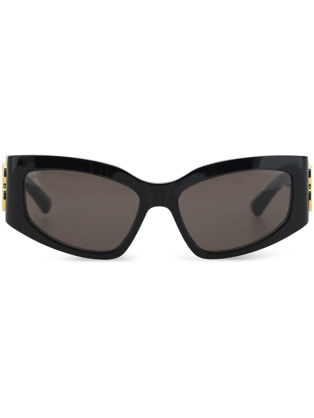 Balenciaga Eyewear 方框太阳眼镜 - 黑色