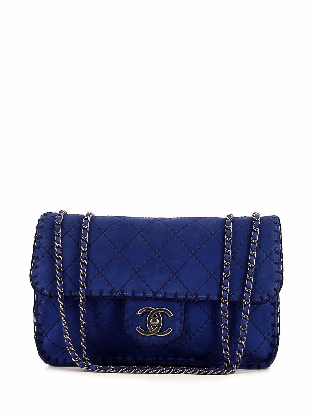 CHANEL Pre-Owned Timeless Classic Flap 单肩包（2013年典藏款） - 蓝色