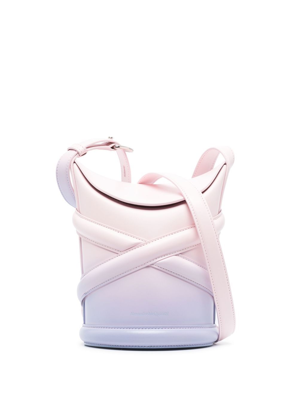 Alexander McQueen 渐色效果水桶包 - 粉色
