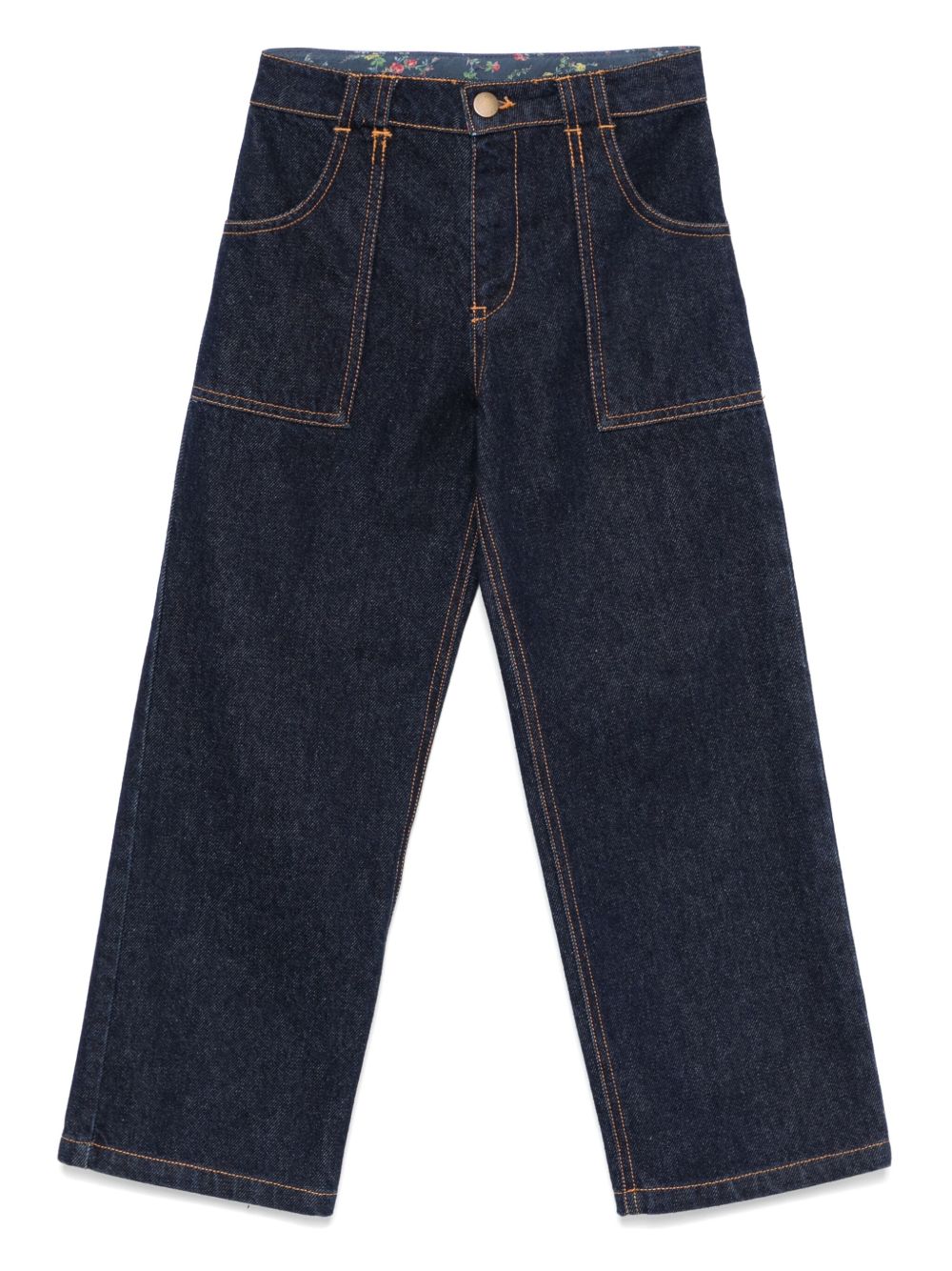 Philosophy Di Lorenzo Serafini Kids 直筒牛仔裤 - 蓝色