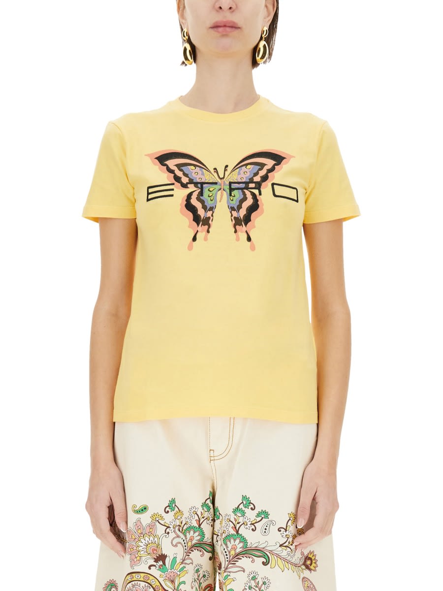 Etro 刺绣T恤