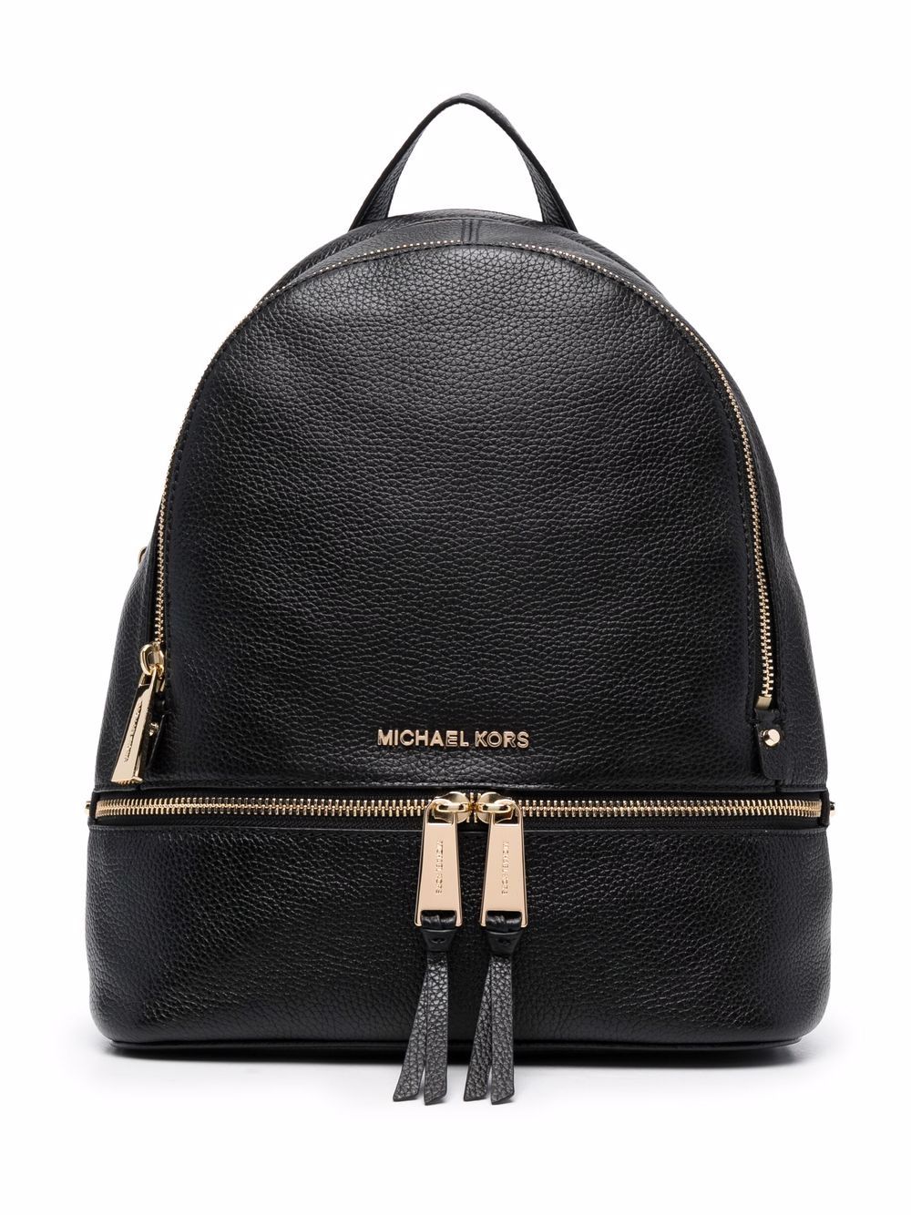 Michael Kors Rhea 中号双肩包 - 黑色