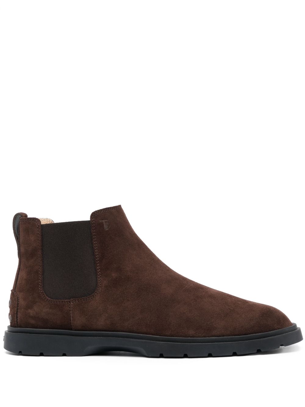 Tod's Tronchetto 绒面皮及踝靴 - 褐色