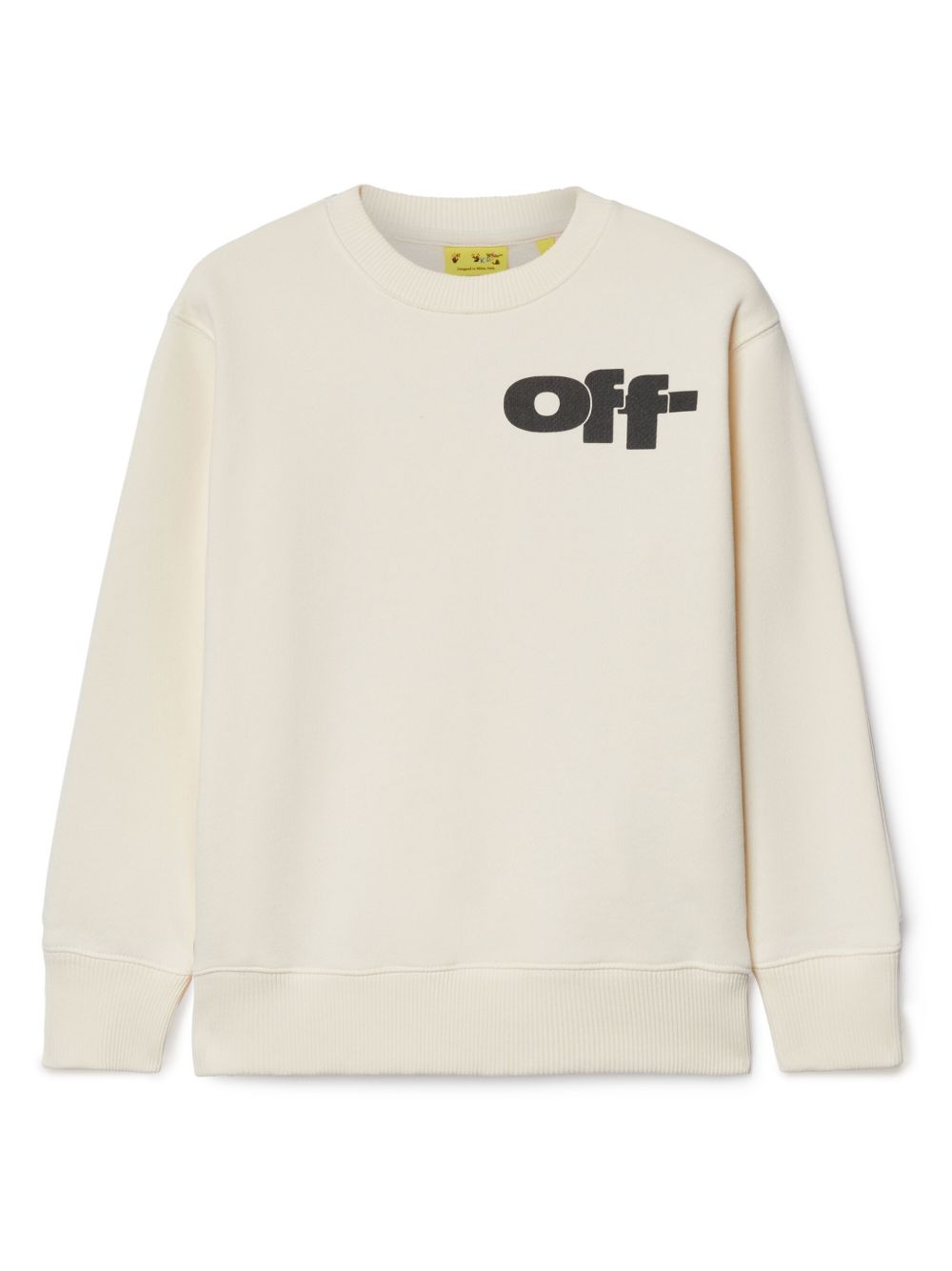 Off-White Kids Type Graphic 棉卫衣 - 中性色