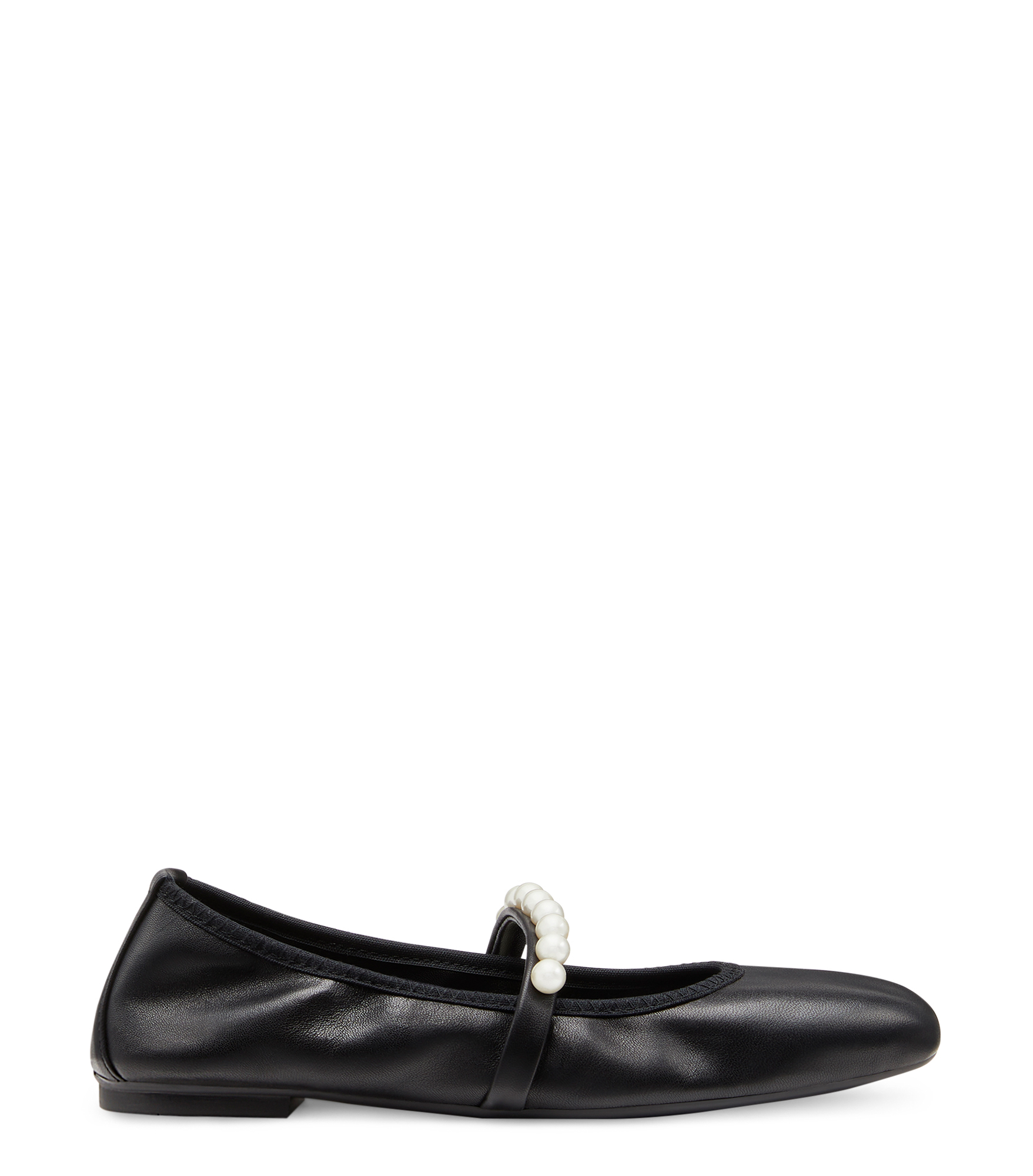 Stuart Weitzman Goldie Ballet Flat - Woman Flats And Loafers Black 38.5