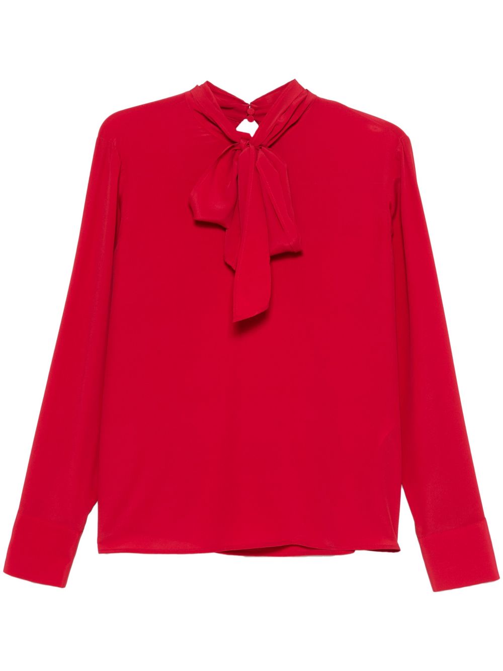 TWINSET 围巾细节罩衫 - 红色