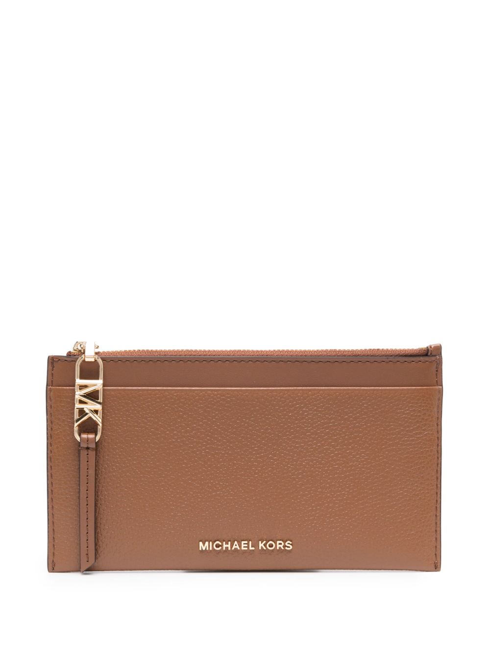 Michael Michael Kors LG 皮质卡夹 - 褐色
