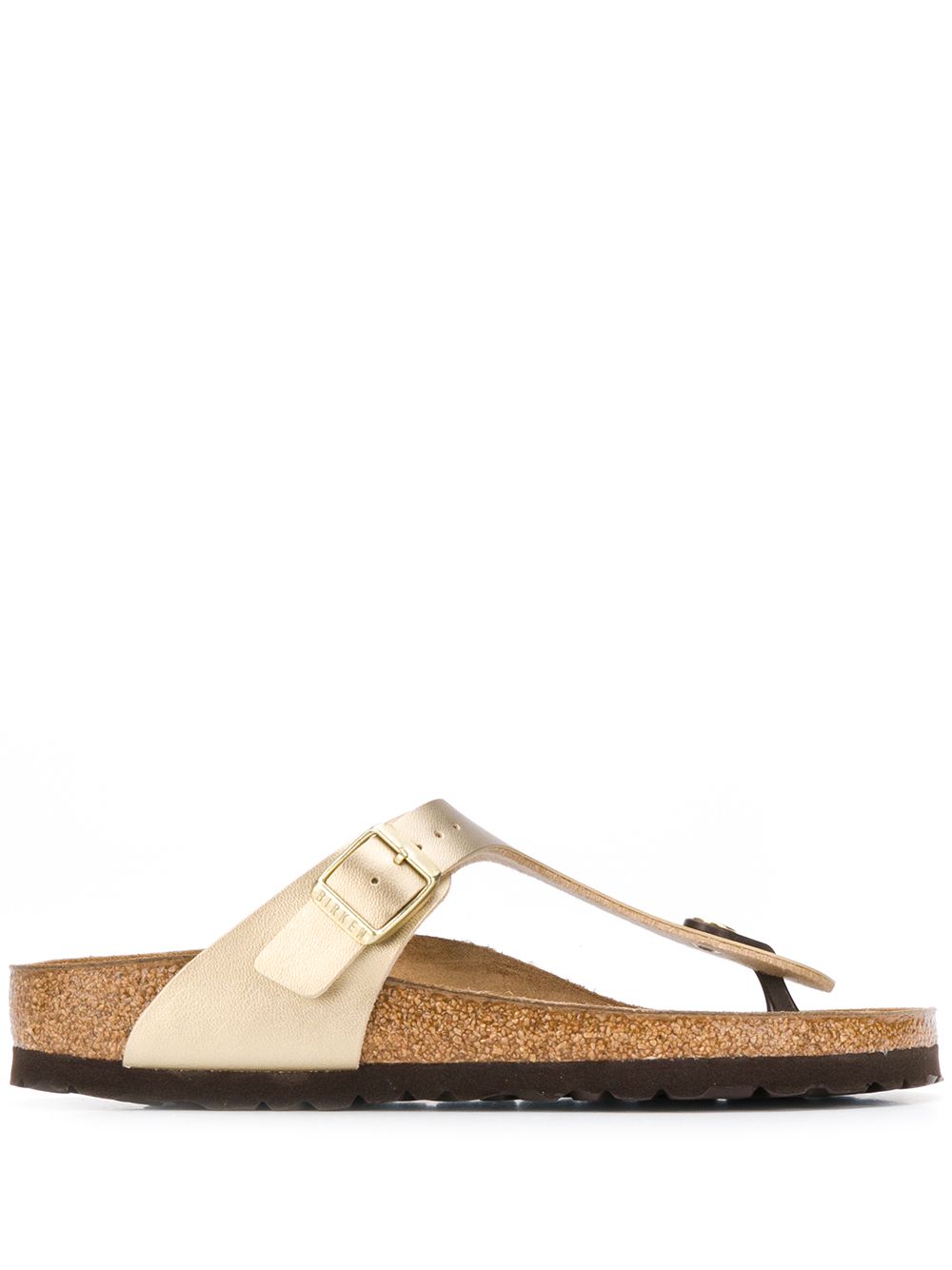 Birkenstock Gizeh 无带凉鞋 - 金色