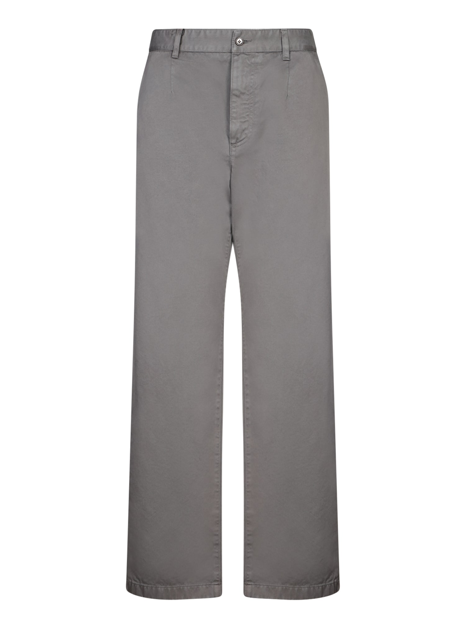Dolce & Gabbana Trousers In Cotton Canvas