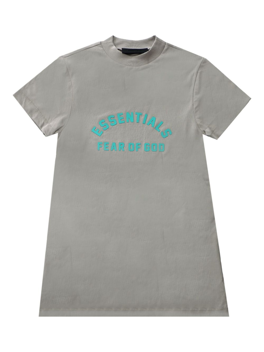 FEAR OF GOD ESSENTIALS KIDS logo印花棉T恤式连衣裙 - 中性色